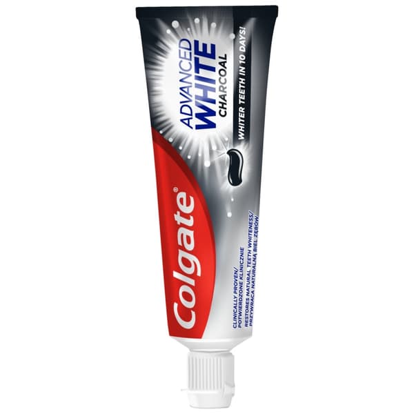 COLGATE ADVANCED WHITE Tandkräm med träkol 75 ml