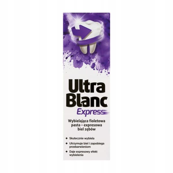 UltraBlanc EXPRESS vitare lila tandkräm 75 ml