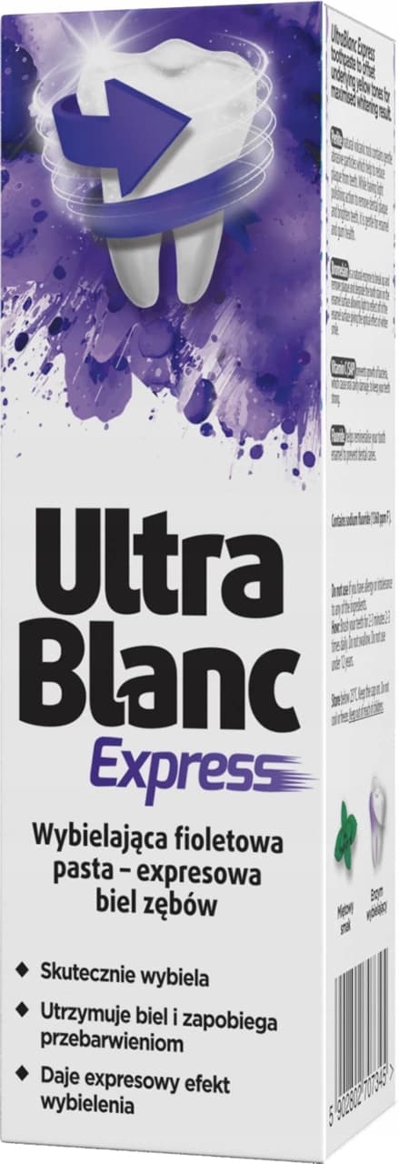 UltraBlanc EXPRESS vitare lila tandkräm 75 ml
