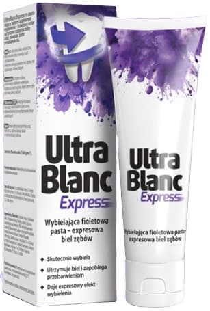 UltraBlanc EXPRESS vitare lila tandkräm 75 ml