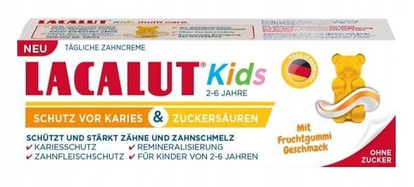 LACALUT KIDS Tandkräm för barn från 2-6 år 55 ml
