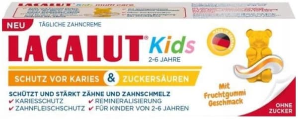 LACALUT KIDS Tandkräm för barn från 2-6 år 55 ml