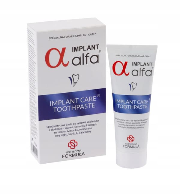 ALFA IMPLANT Tandpasta og implantater 75 ml