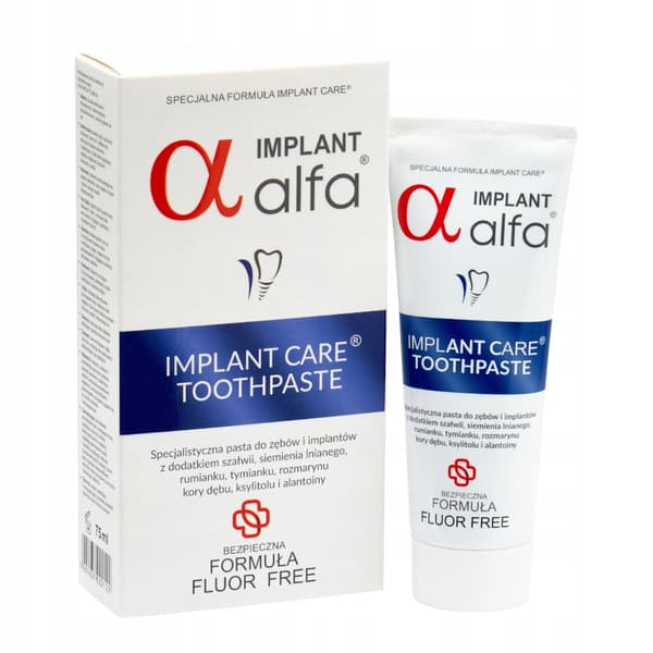 ALFA IMPLANT Tandpasta og implantater 75 ml