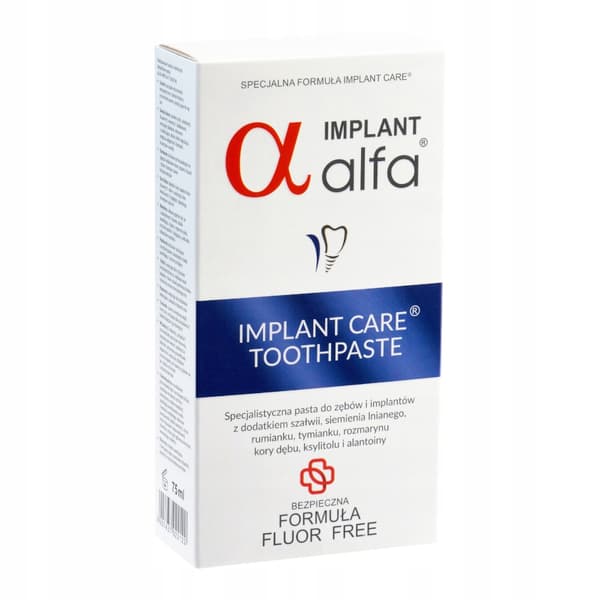ALFA IMPLANT Tandpasta og implantater 75 ml