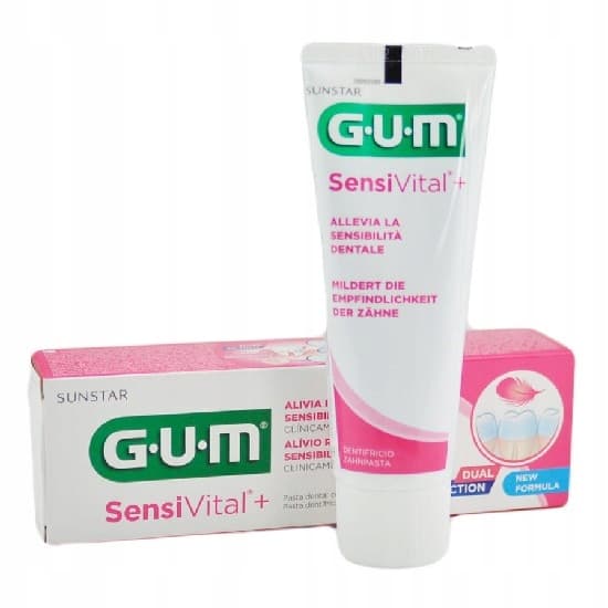 Sunstar GUM SensiVital+ tandkräm 75 ml