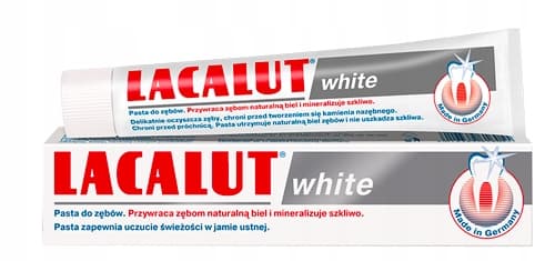 LACALUT WHITE vitgörande tandkräm 75 ml
