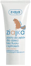 Miniatyrbild 3 av 11: ZIAJKA Barntandkräm med xylitol utan fluor 50 ml