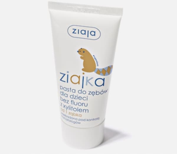 ZIAJKA Barntandkräm med xylitol utan fluor 50 ml
