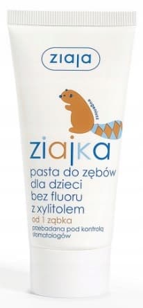 ZIAJKA Barntandkräm med xylitol utan fluor 50 ml