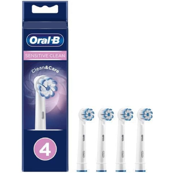 Børstehode Sensitive Clean & Care 4 stk