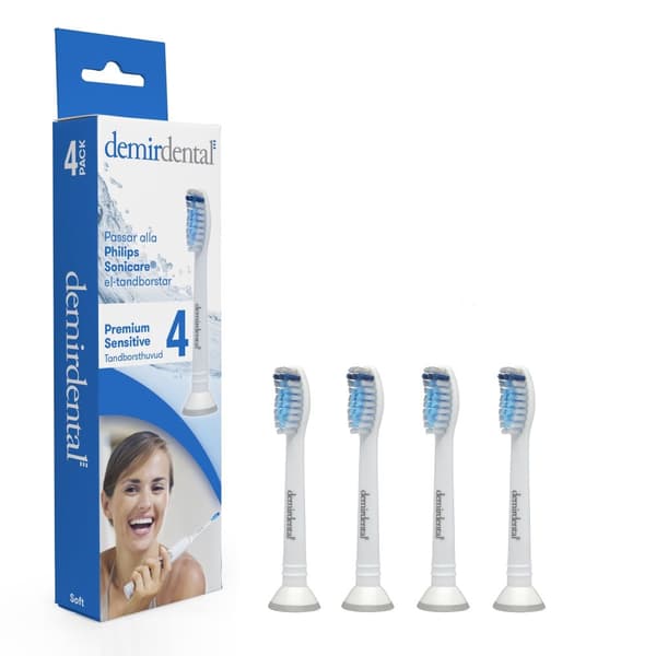 Demirdental Premium Sensitive Tandborsthuvud 4-pack