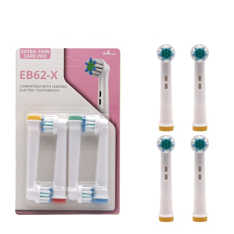 Ekstra tynne erstatningstannbørstehoder 12-pack Flerfarget Oral-B Braun D4510