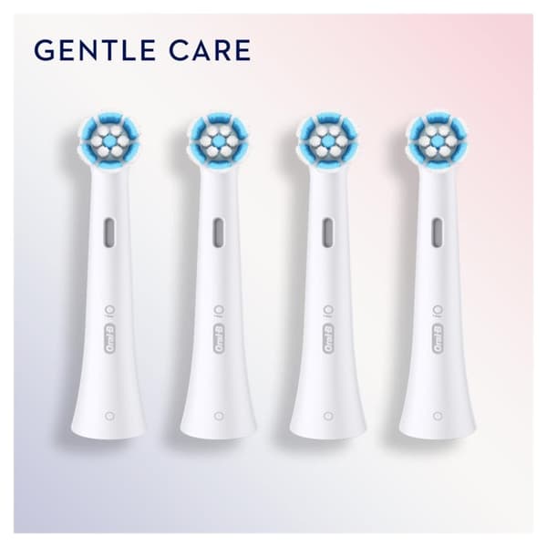 Oral-B IO Gentl-e Tube Care -harjaspäät, valkoiset 4 kpl