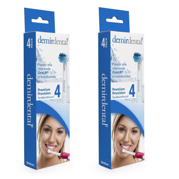 8-pack Oral-B Premium Precision Kompatibla Tandborsthuvuden