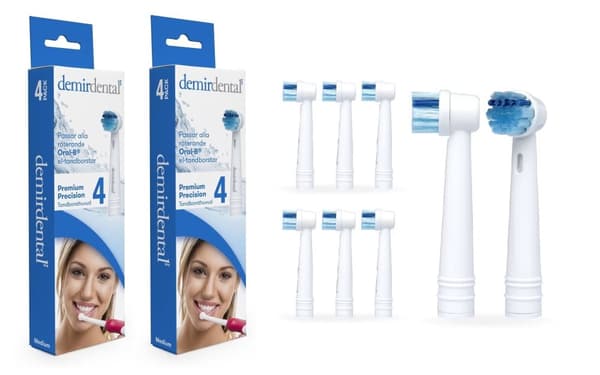 8-pack Oral-B Premium Precision Kompatibla Tandborsthuvuden