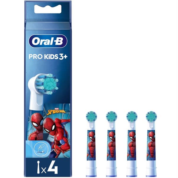 Børstehoved Spiderman 4 stk