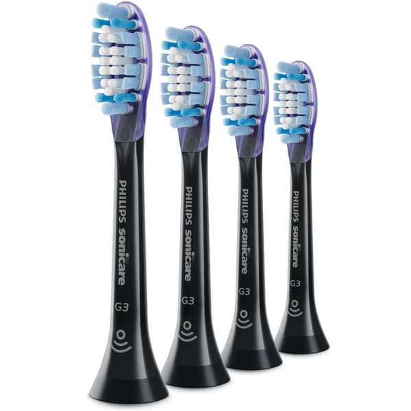 Børstehoved G3 Premium Gum Care 4stk Sort HX9054/33