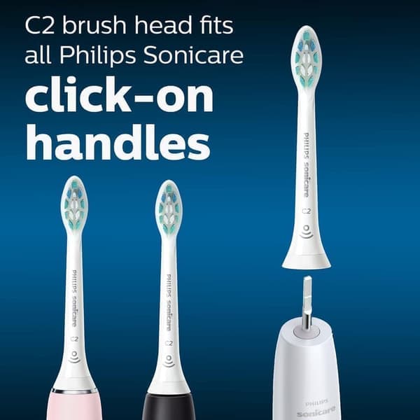 Philips Sonicare Optimal Plaque Control Replacement Tandborst Heads, HX9024/65, BrushSync™-tekniikka, valkoinen 3-pk