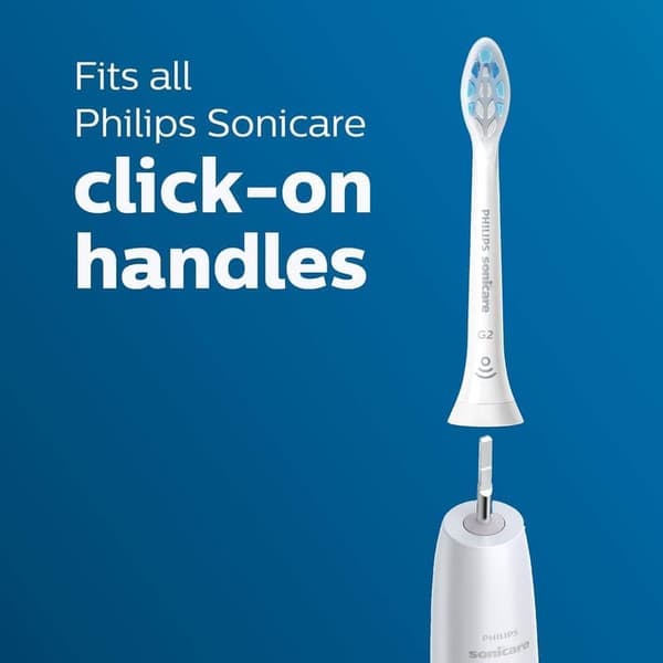 Philips Sonicare G2 Optimal Gum Care -harjaspäät, alkuperäiset vaihtoharjaspäät, valkoinen, 3 kpl, HX9033