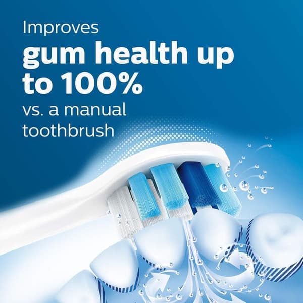 Philips Sonicare G2 Optimal Gum Care -harjaspäät, alkuperäiset vaihtoharjaspäät, valkoinen, 3 kpl, HX9033