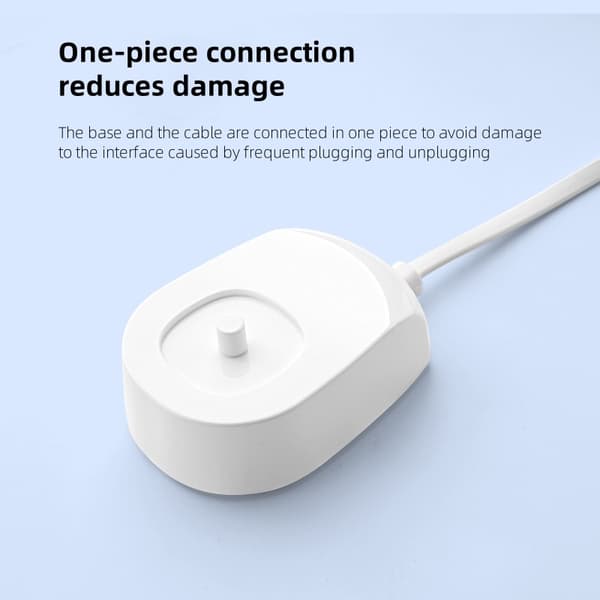 Kompatibel med Philips HX2-seriens opladningsbase + opladningshoved + sæt med 4 børstehoveder (velegnet til hx2471/hx2421 osv.)