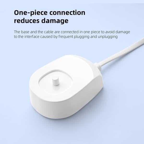 Kompatibel med Philips HX2-seriens opladningsbase + opladningshoved + sæt med 4 børstehoveder (velegnet til hx2471/hx2421 osv.)