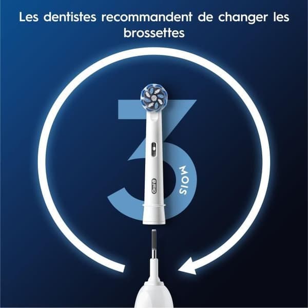 ORAL-B børstehoved - pakke med 6 børstehoveder - Sensitive Clean - til elektriske tandbørster
