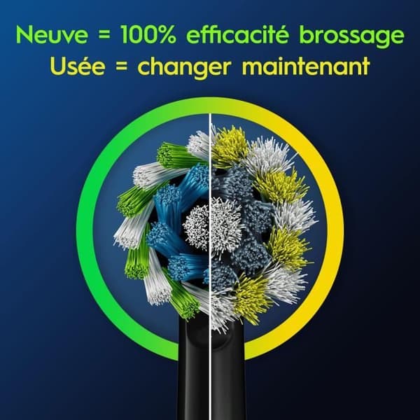 ORAL-B Cross Action sähköhammasharjan päät - 4 kpl pakkaus