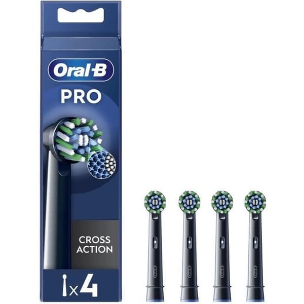 ORAL-B Cross Action sähköhammasharjan päät - 4 kpl pakkaus