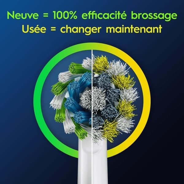 ORAL-B Cross Action elektriska tandborsthuvuden - 6-pack