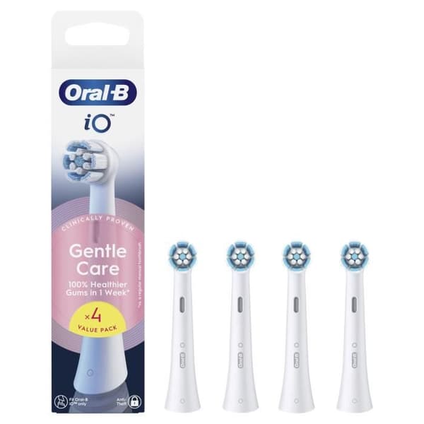 Tandborstpåfyllningar - ORAL B - iO - x4 Gentle White Care
