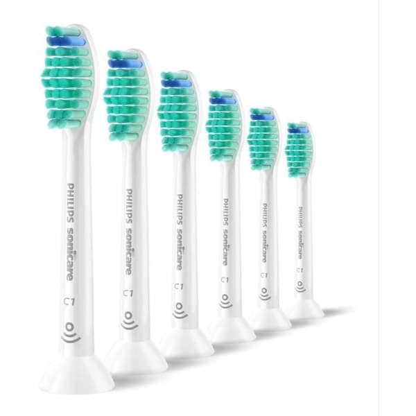 Pakke med 6 børstehoveder - PHILIPS - HX6016/87 - C1 Hvid