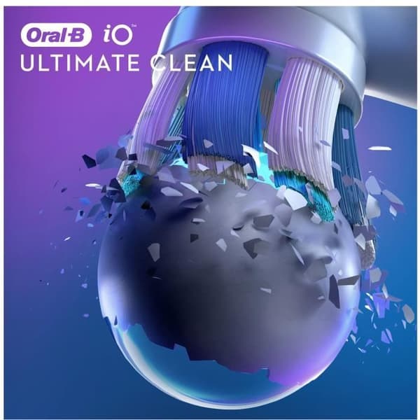 Oral-B iO Ultimate Clean børstehoveder - pakke med 2 - 100% plakfjerning fra dag 1
