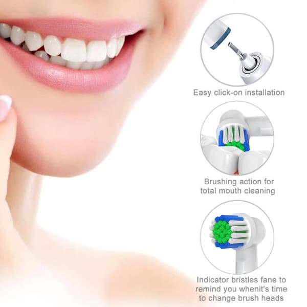 OBOSOE 20-pack Tandborsthuvuden - Kompatibla med tex Oral-B