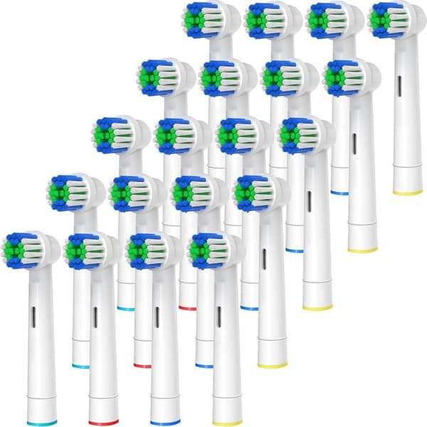 OBOSOE 20-pack Tandborsthuvuden - Kompatibla med tex Oral-B