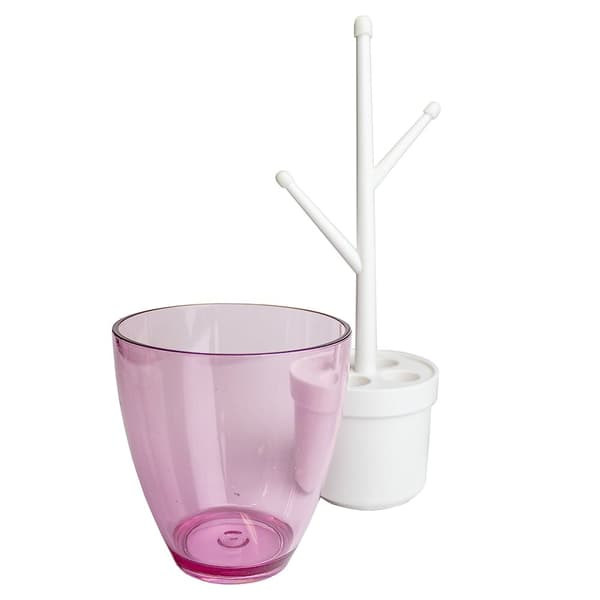 Tandborsthållare med mugg - Röd