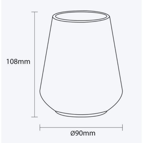 Sealskin Conical tannglass