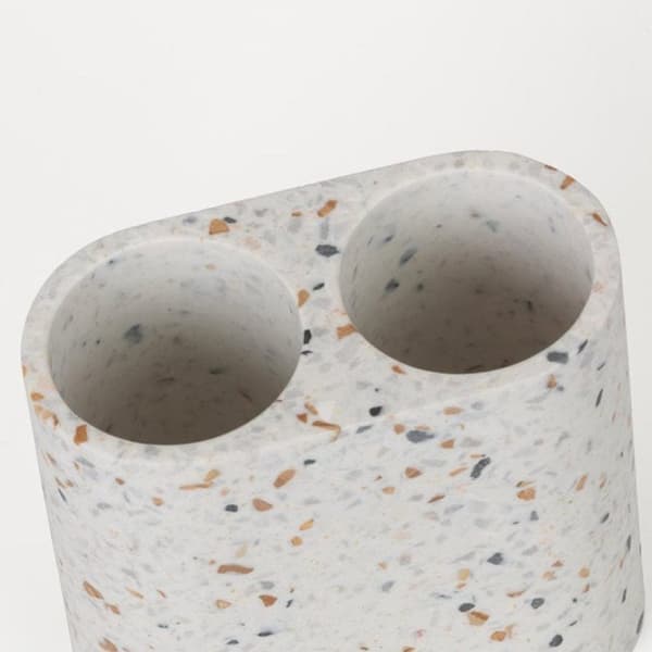 Sealskin Blend tannbørsteholder dobbel terrazo