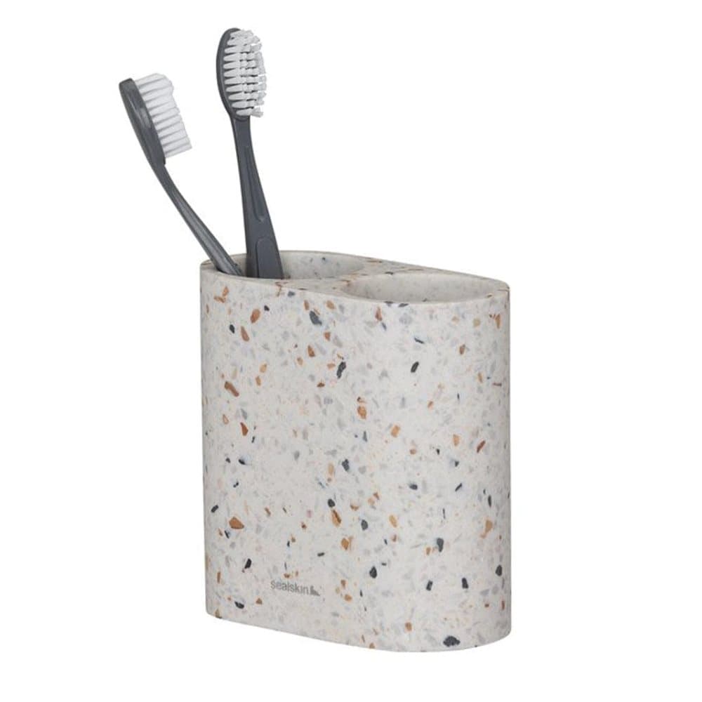 Sealskin Blend tannbørsteholder dobbel terrazo