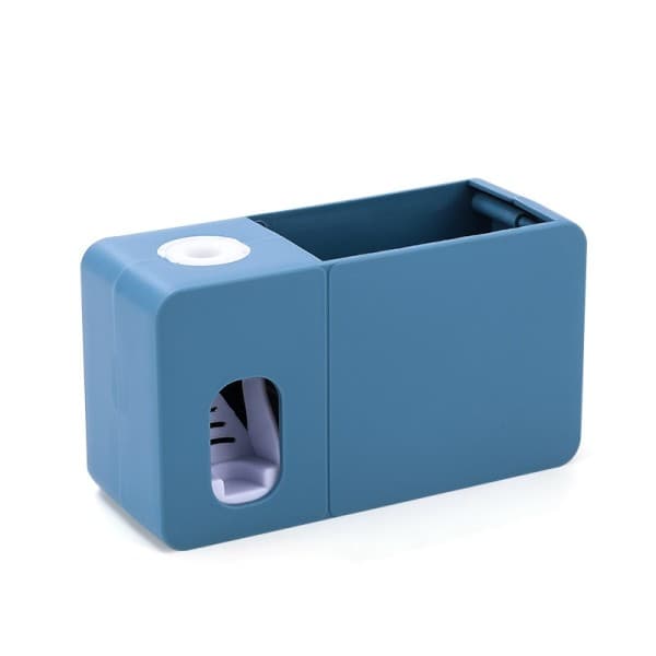 2 i 1 automatisk tandpasta dispenser med tandbørste holder væg montering
