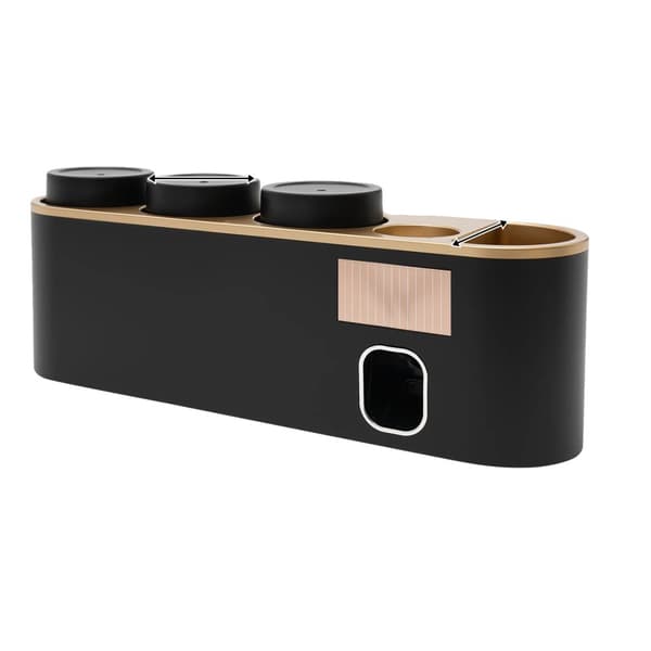Intelligent UV Tandbørsteholder, Automatisk Tandpastapresser, Stort Kapacitetsdesign,Guld