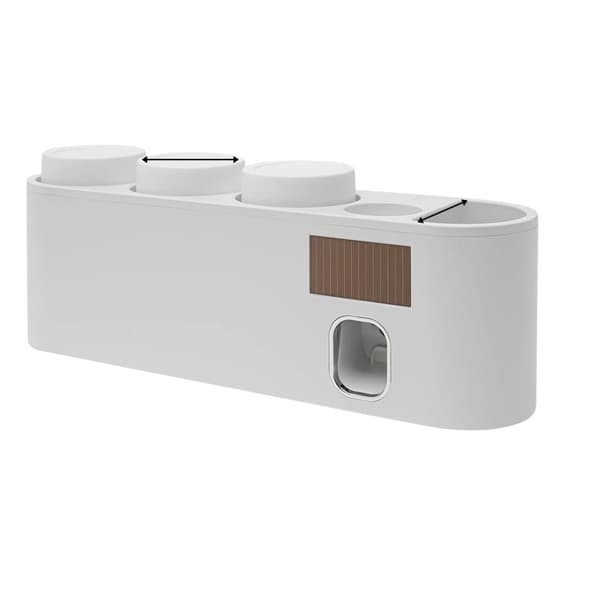 Intelligent UV Tandbørsteholder, Automatisk Tandpastapresser, Stort Kapacitetsdesign,HVID