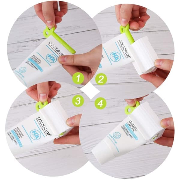 Toothpaste Holder / Tube Press - Squeeze it out Green