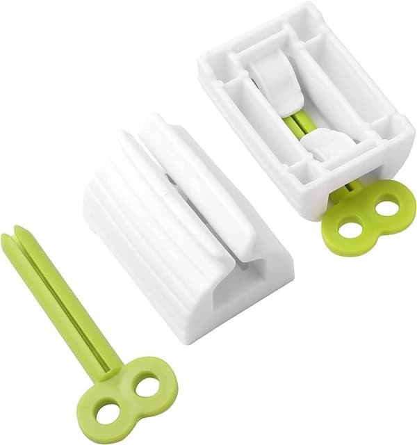 2x Grön Tandkrämsklämma Tubpress Tubhållare