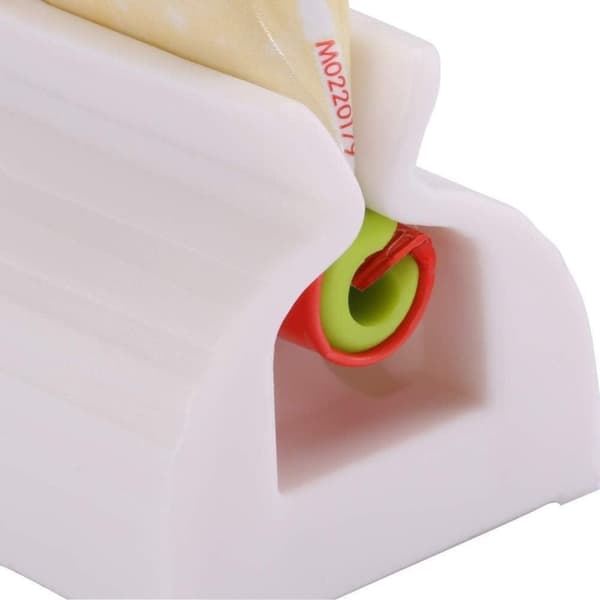 2x Rød tandpasta clip Tube press Tube holder