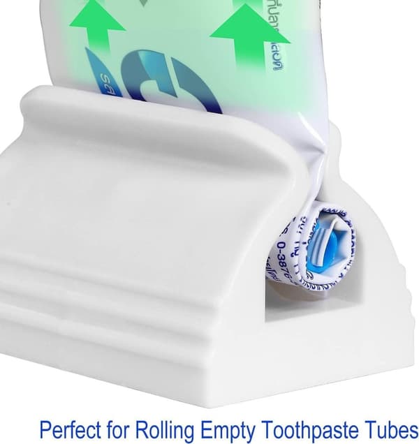 2x Rød tandpasta clip Tube press Tube holder