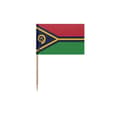 Miniatyrbild 1 av 2: Tandpetare - Vanuatu - 8 cm - 100 stycken - Plastisk klister - Bambusticka