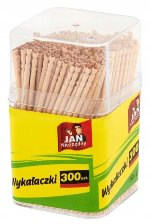 Jan Niezbędny bambuhammastikut rasiassa 300 kpl