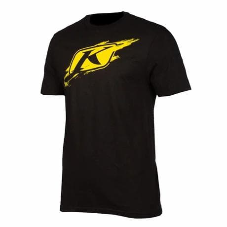 T-Shirt Klim Scuffed SS, Black Klim Yellow